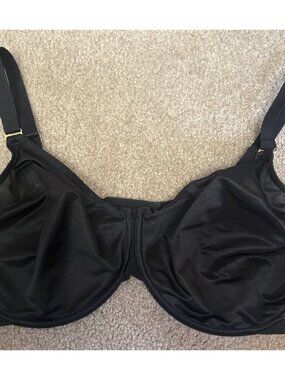 Soma Embraceable Minimizer Black 40G Underwire Sheer Lightly Lined